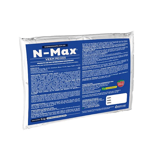 N-MAX VERM PEIXES 1KG