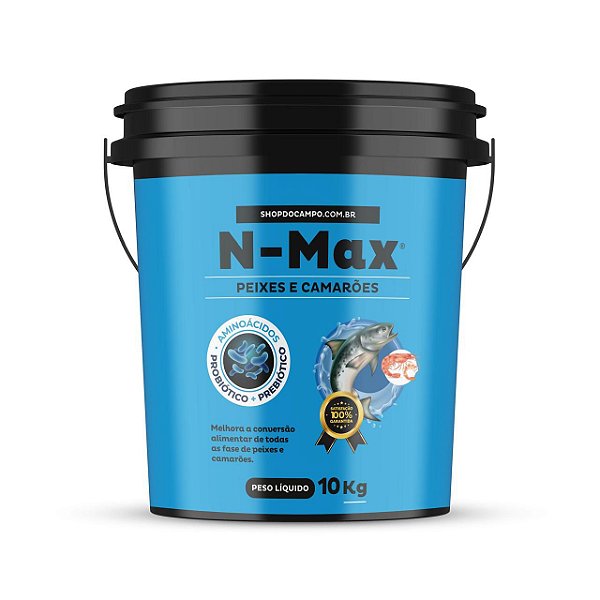 N-MAX PEIXES E CAMARÕES 10KG
