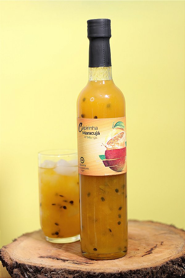 Caipirinha de Maracujá com Manga