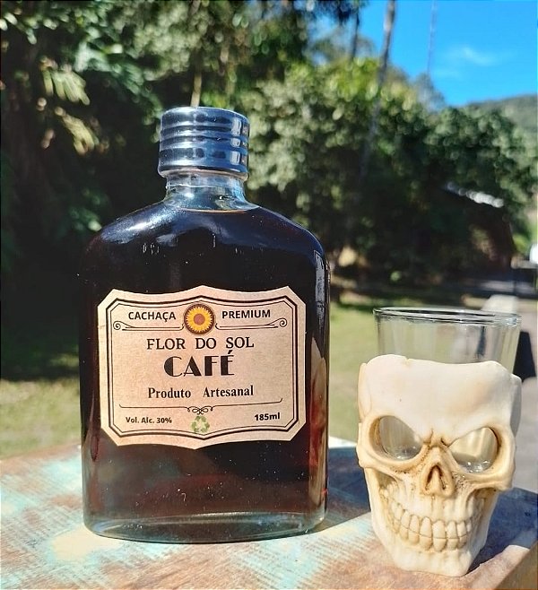 Cachaça de bolso - café