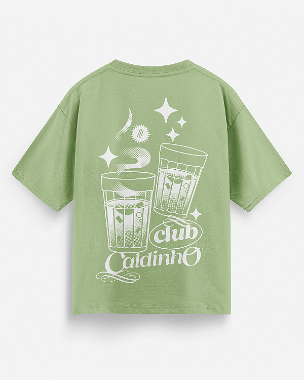 Camiseta Oversized - Caldinho Club - Verde