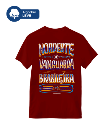 Camiseta Tradicional - Nordeste Vanguarda - Vermelha