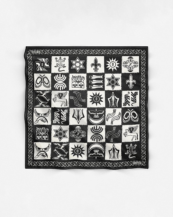 Lenço Acetinado 75x75 - Armorial