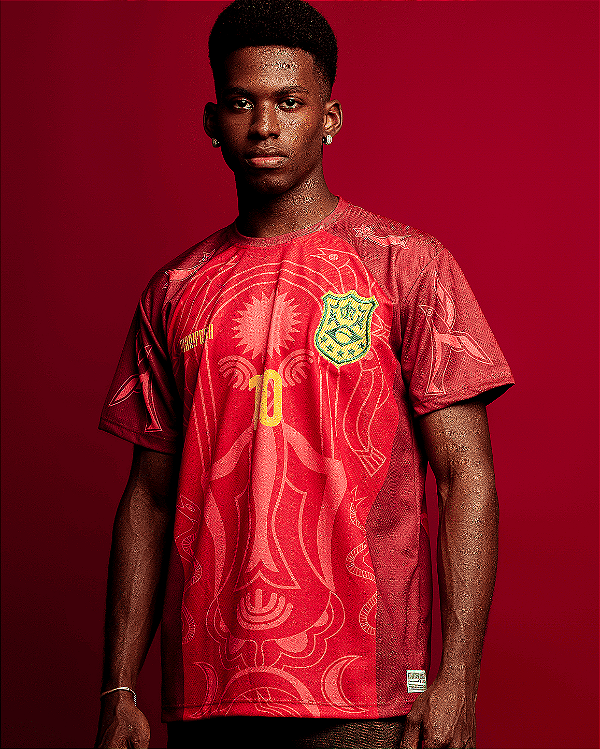 Camiseta da Copa - Armorial - Vermelho