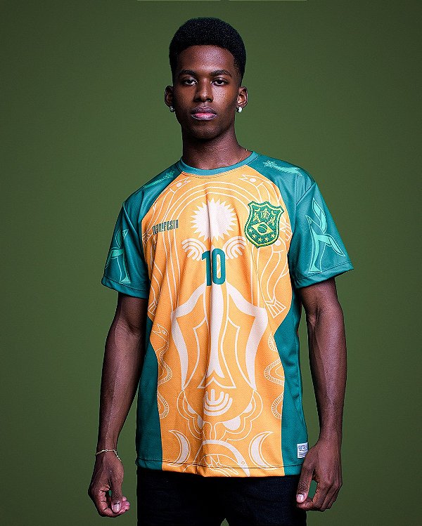 [LOTE 3] Camiseta da Copa - Armorial - Verde e amarelo