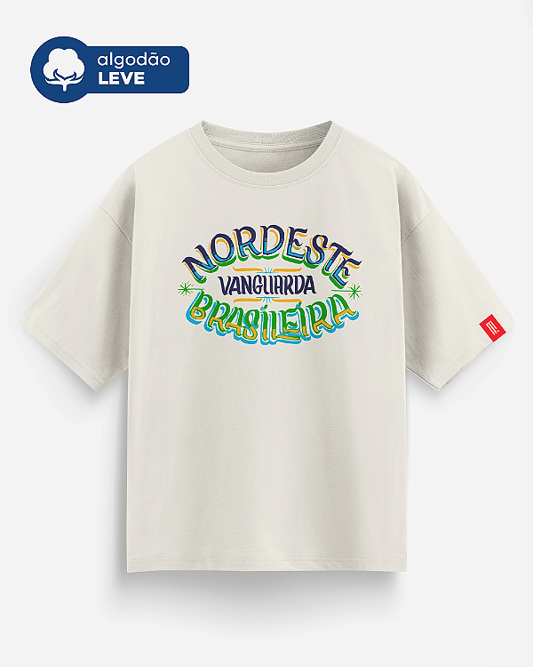 [EDIÇÃO ESPECIAL] Camiseta Oversized - Nordeste Vanguarda Copa - Offwhite