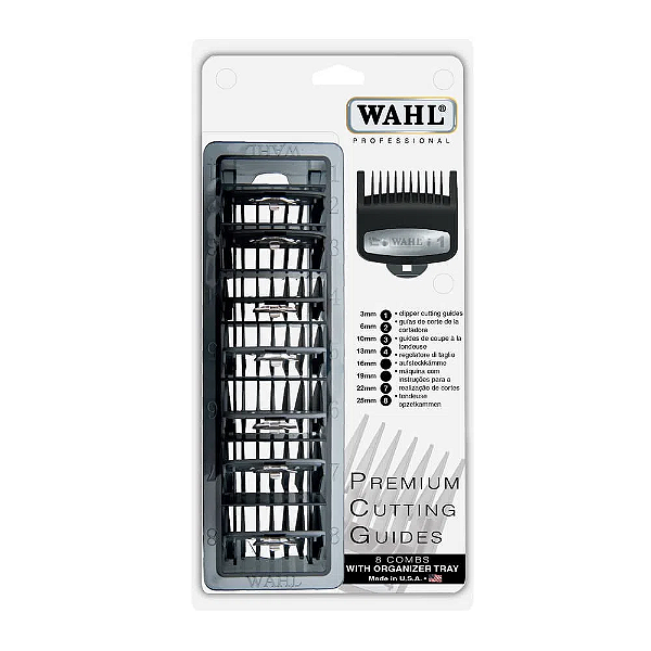 KIT DE PENTES DE ALTURA PRETOS 1 ao 8 WAHL