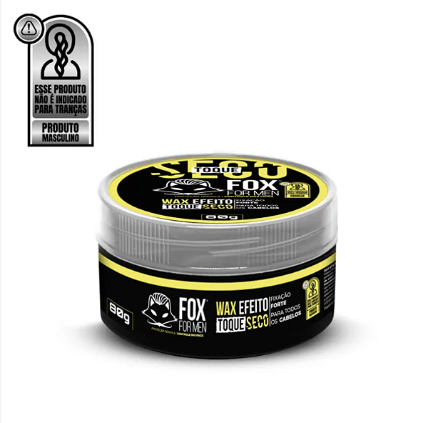 Pomada Fox Wax Efeito Toque Seco 80g