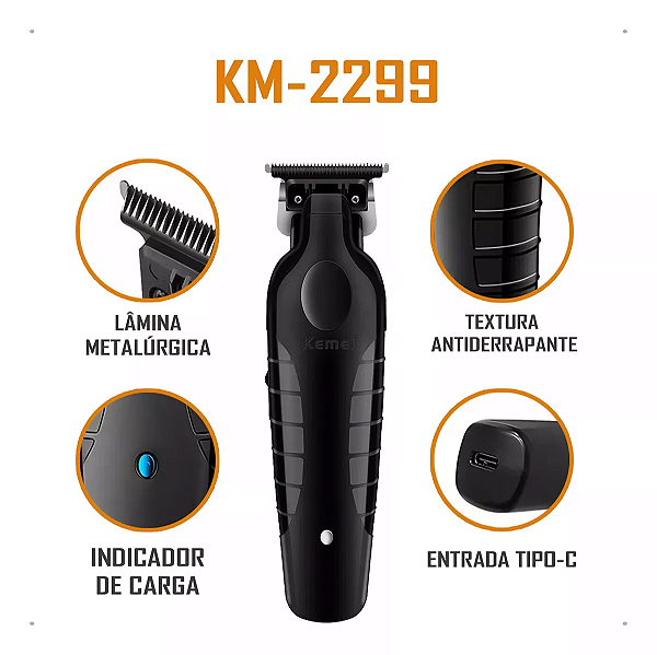 Máquina de Acabamento Kemei KM-2299