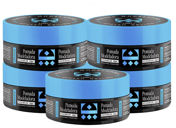 Kit 6 Pomadas Efeito Brilho 150g Embaixador