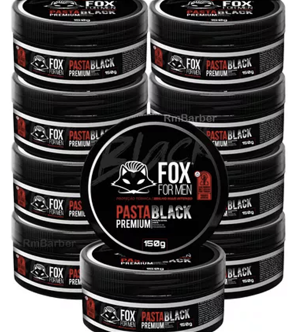 Kit 6 Pomadas Black 80g Fox for Men