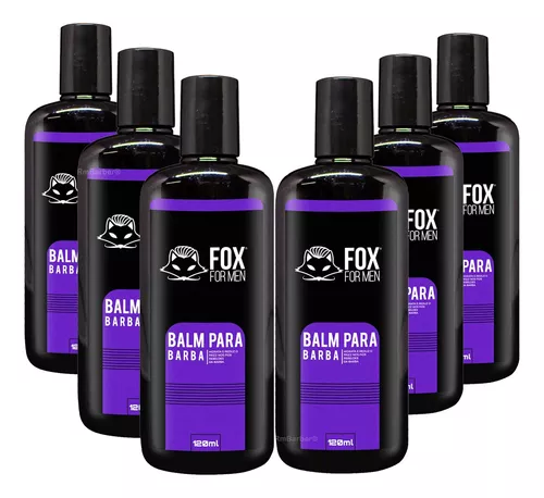 KIT COM 6 BALM PARA BARBA FOX FOR MEN