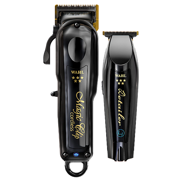Combo Black Wahl Magic Clip Cordless Black + Detailer cordless Black