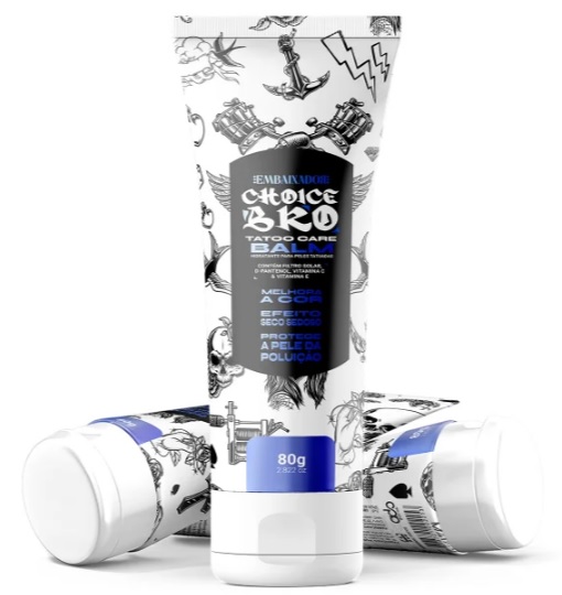 Balm Hidratante Para Peles Tatuadas Choice Bro Embaixador 80g