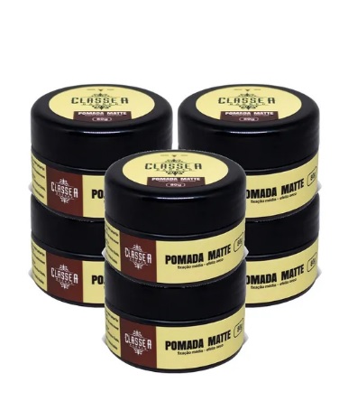 Kit 6 Unidades Pasta Modeladora Matte Classe A 80g