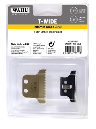 Lâmina de Acabamento Wahl Detailer Gold