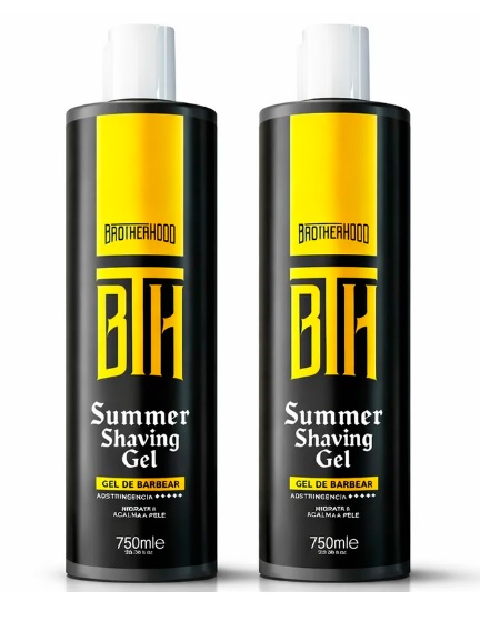 Kit 2 Shaving Gel BTH Summer 750ml