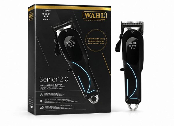 Máquina Wahl Senior 2.0 Corte Profissional