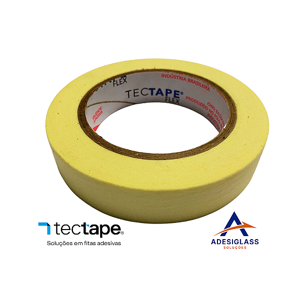 Fita Crepe 24 mm Tec Tape Flex