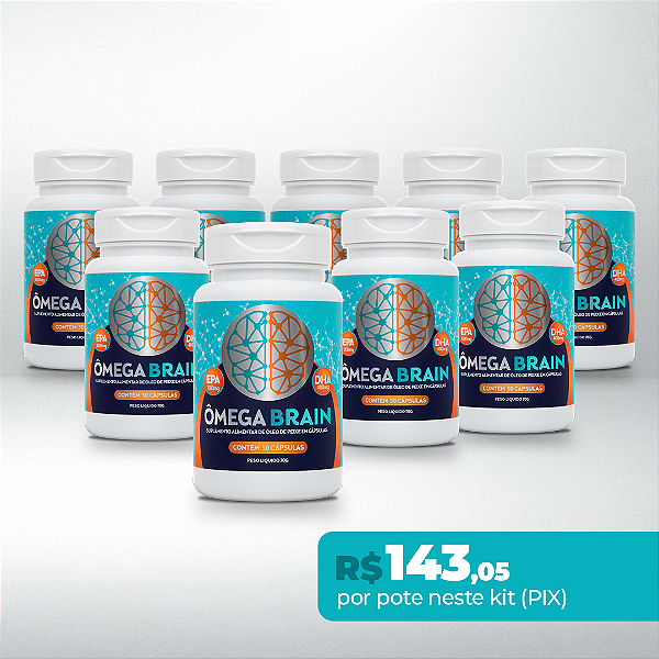 KIT C/ 9 ÔMEGA BRAIN (ideal para 3 meses)