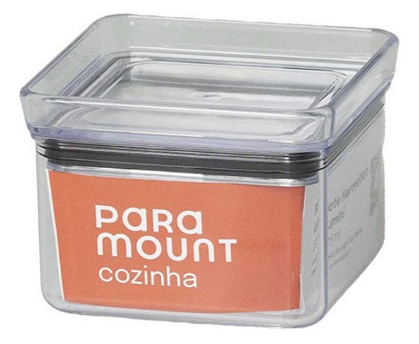 Pote Hermético Lumini Quadrado 225ml Paramount Ref.3340