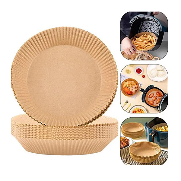Forma Descartável para Air Fryer Redonda 20cm Tokyo Design Ref.UD0133