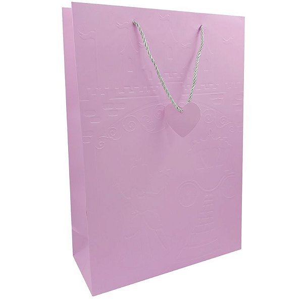 Sacola de Presente Lilás 30x42x12cm Tokyo Design Multiart Ref.SAC0083