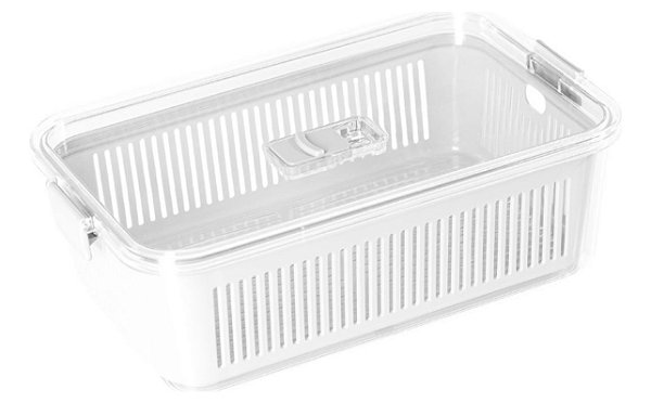 Pote Slim Hermético Multiuso com Cesto Branco 2.570ml Paramount Ref.1771