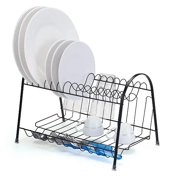 Escorredor Max Duplo Preto Atrthi Ref.2506