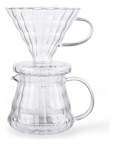 Passador de Café Enrico com Coador e Jarra de Vidro 700ml Hauskraft Ref.CAFT024