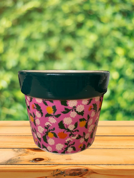 Vaso de Porcelana Floral 8,5x11cm Estampa n.3 Tokyo Design Ref.VAS0010