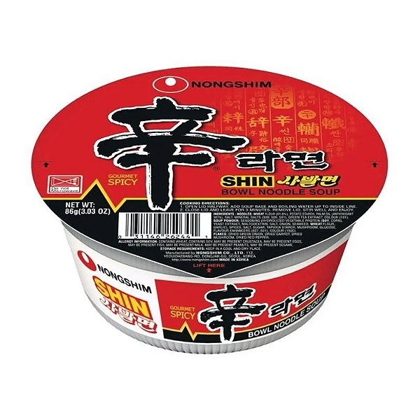 Shin Lamen Bowl - Macarrão instantâneo 86g