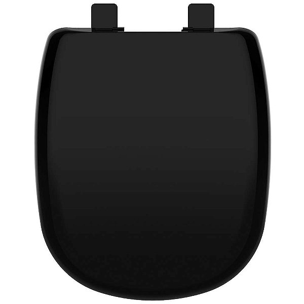 Assento Sanitário Termofixo Soft Close Sabatini Preto para vaso Icasa