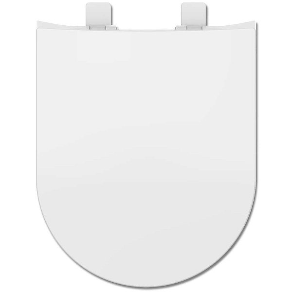 Assento Sanitário Polipropileno Carrara Branco para vaso Deca