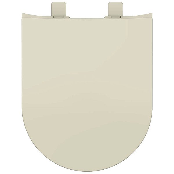 Assento Sanitário Polipropileno Link Creme para vaso Deca