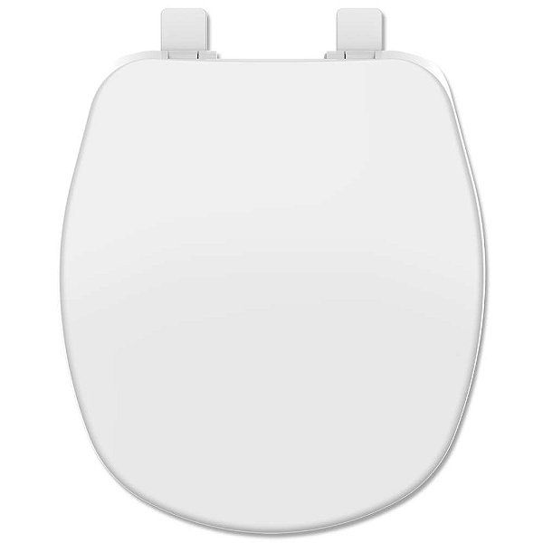 Assento Sanitário Polipropileno Alamo Branco para vaso Santa Clara