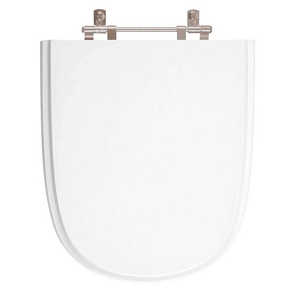 Assento Sanitário em MDF Ezedra Branco para bacia Ideal Standard