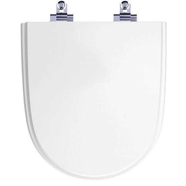 Assento Sanitário Laqueado Soft Close Mondiale Branco para vaso Celite