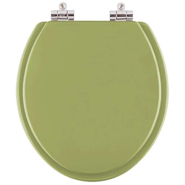 Assento Sanitario Poliester com Amortecedor Azalea Verde Itapoa para Vaso Celite