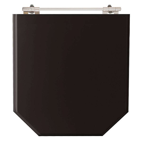 Assento Sanitário Atrium Preto para vaso Incepa