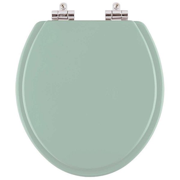 Assento Sanitário Soft Close Convencional / Oval Verde Agua para vaso Incepa