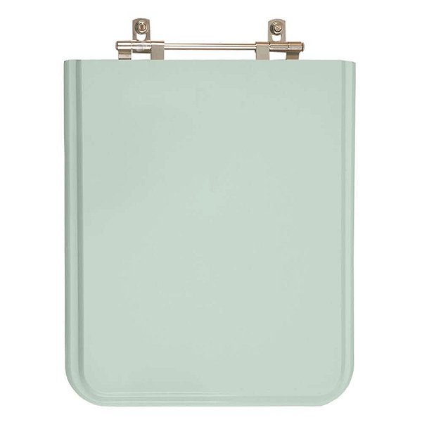 Assento Sanitario Poliester Square Verde Agua para vaso Incepa