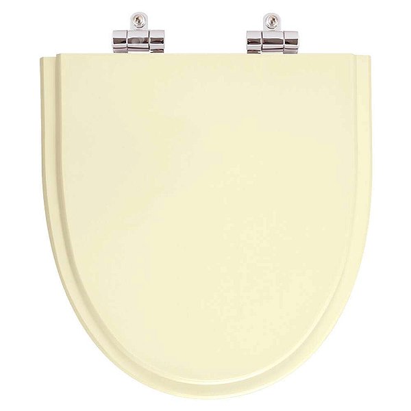 Assento Sanitário Poliester Soft Close Studio Bone (Bege) para vaso Incepa