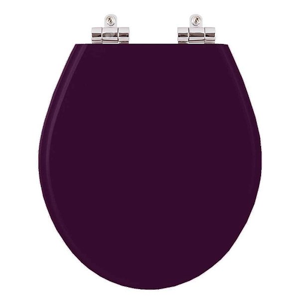 Assento Sanitário Soft Close Carina Ametista (Roxo) para vaso Ideal Standard
