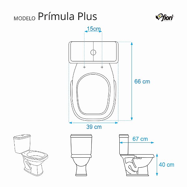 Assento Sanitário Poliester Primula Salmão para vaso Fiori