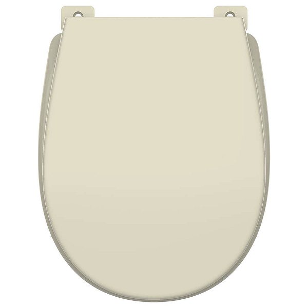 Assento Sanitário Termofixo Village Bege (creme) para vaso Deca