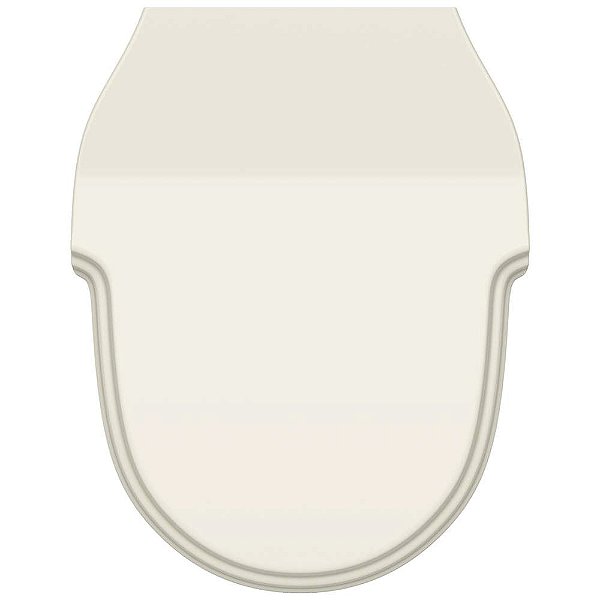 Assento Sanitário Termofixo Hampton Biscuit para vaso Incepa