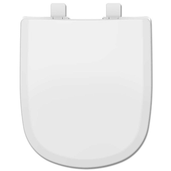 Assento Sanitário Polipropileno Soft Close Etna Branco para vaso Icasa