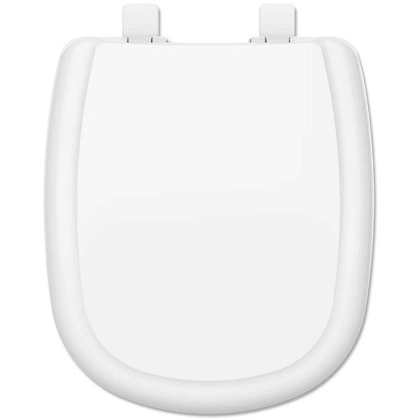 Assento Sanitário Polipropileno Soft Close Sabatini Branco para vaso Icasa
