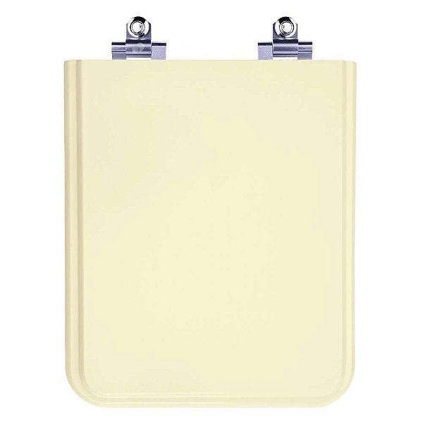 Assento Sanitário Laqueado Soft Close Square Bone (Bege Claro) Para vaso Incepa